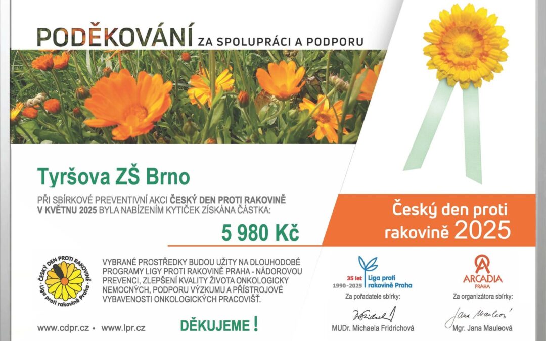 Poděkování