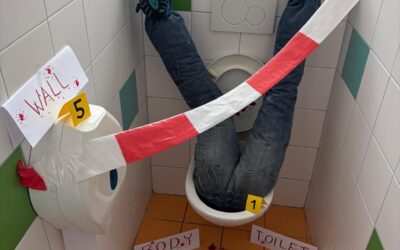 Deváťáci proměnili školu v místa zločinu