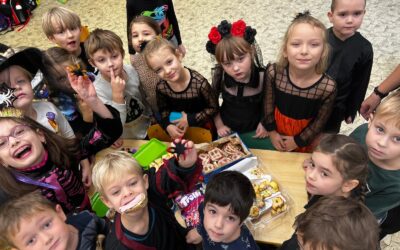 Prvňáčci si užili Halloween i učení v přírodě