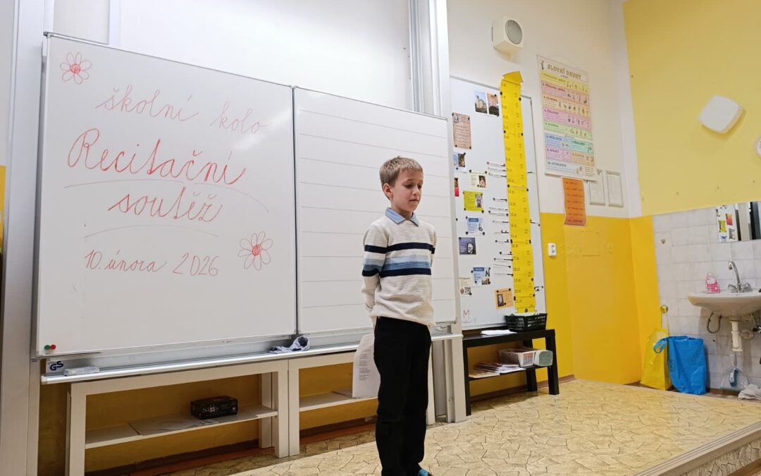 Školní kolo recitační soutěže 1. stupně