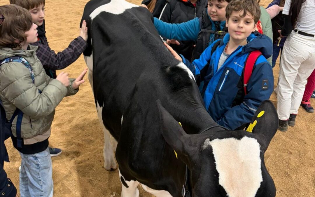 Prvňáci a třeťáci objevovali svět hospodářských zvířat