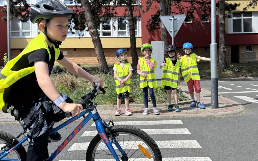 Dopoledne na dopravním hřišti v Řečkovicích