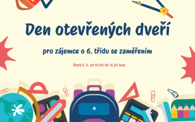 Den otevřených dveří pro zájemce o 6. třídu se zaměřením